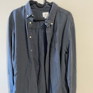 H&M Men's Dark Gray Oxford button down shirt